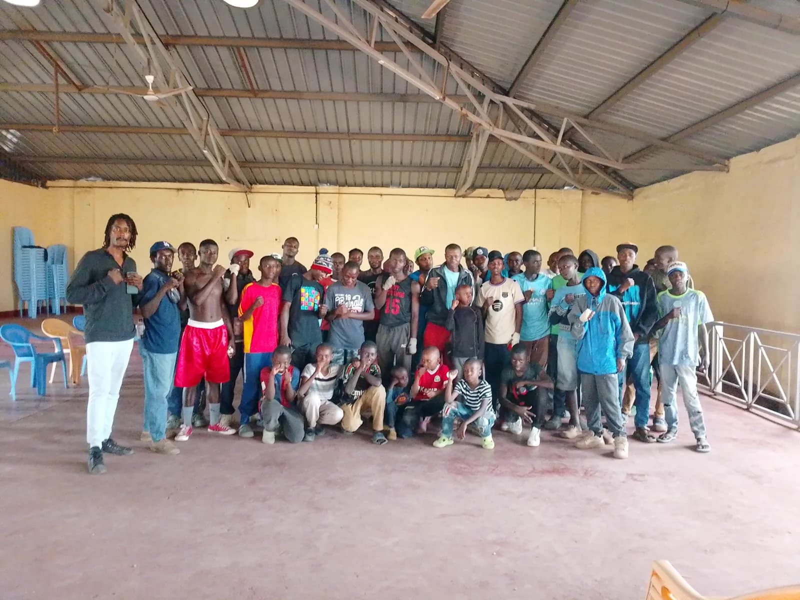 ORT Boxing Club team photograph